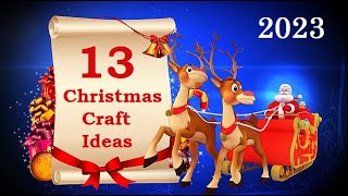13 IDEAS🎄Affordable Christmas Decoration ideas🎄DIY Christmas Ornaments craft ideas🎄