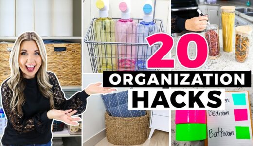 20 Organization Hacks That ACTUALLY Work!