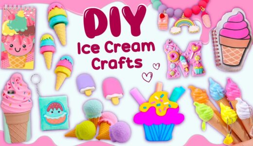12 DIY Ice Cream Craft – Room Decor, Back to School and more…