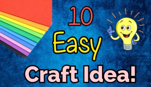 10 EASY CRAFT IDEAS | School Craft Idea/ DIY Craft/ School hacks/ Origami craft/nano tape craft idea