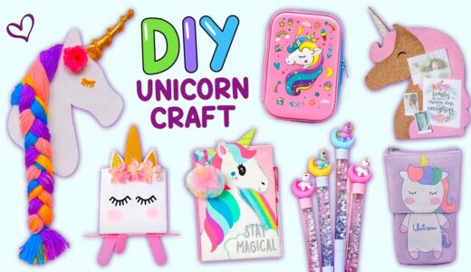 14 DIY CUTE UNICORN CRAFTS - Create incredible cute things by yourself! #unicorn
