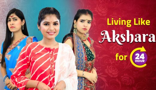 24 Hours Living Like Akshara Challenge | Indian TV Serials | DIY Queen