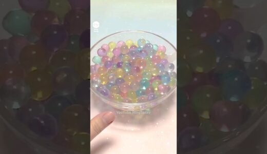 🌈알록달록 개구리알🐸 테이프공 만들기! - Orbeez(water beads) Tape Balloon DIY with Nano Tape
