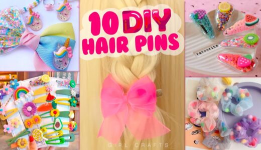 10 DIY - Awesome Hair Pins Ideas - Cute Super Easy Trend Beauty Hacks