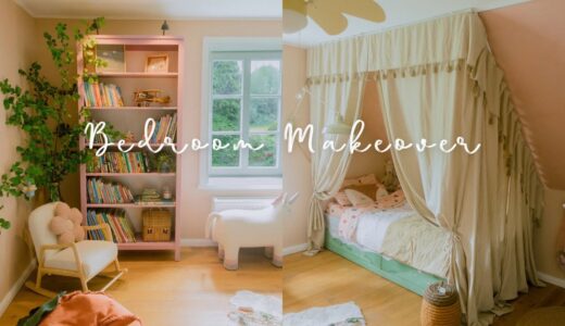 #107 DIY Kid Bedroom Makeover | Colorful Attic Room | Decoration Ideas