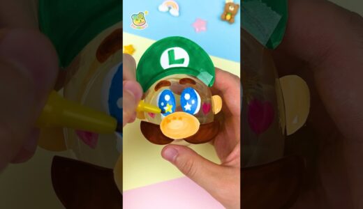 ⭐️천하무적스타 루이지 풍선 만들기⭐️ / 실리콘 테이프 / DIY Luigi super star nano tape balloon✨
