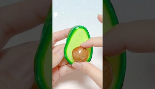 🥑아보카도 말랑이 만들기 역재생⏪ - Reverse Avocado Squishy DIY with Nano Tape#밍투데이#테이프풍선