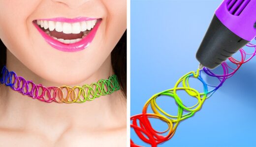 3D PEN vs HOT GLUE CRAFTS || Smart DIY Jewelry Ideas & Hacks For Parents