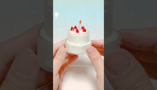 🎂케이크 말랑이 만들기 - Cake Squishy DIY with Nano Tape#밍투데이#테이프풍선