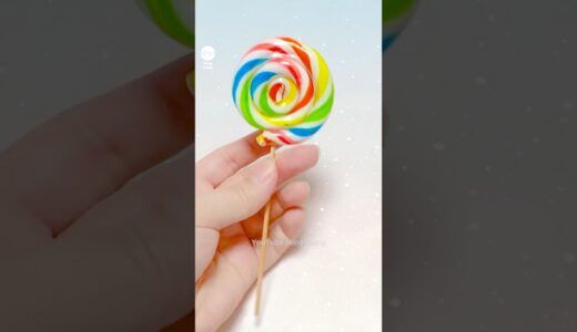 🍭막대사탕 말랑이 만들기 - Lollipop Squishy DIY with Nano Tape#밍투데이#테이프풍선