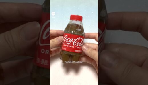 🥤코카콜라 말랑이 만들기 - Coca Cola Squishy DIY with Slime and Nano Tape#밍투데이#테이프풍선