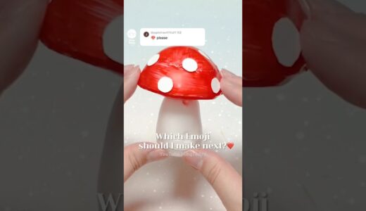 🍄버섯 이모티콘 말랑이 만들기! - Mushroom Emoji Squishy DIY with Nano Tape#밍투데이#테이프풍선