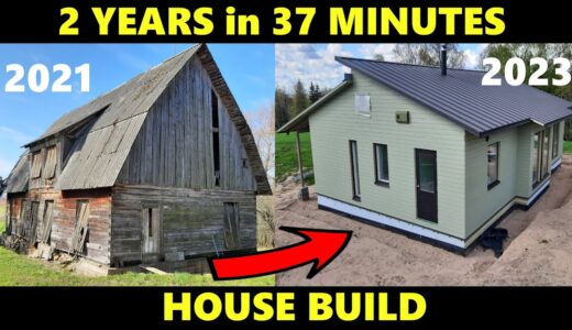 2 YEARS Timelapse – House is Built in 37 MINUTES