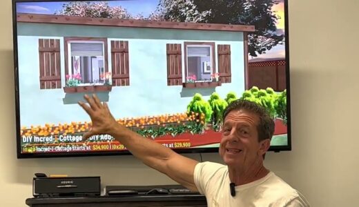 10’x20’+4’ Covered Porch Add-i-Cottage $29,900  A DIY Dream! 🏡🤩😲😉🪚🪛🔨