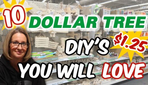10 Dollar Tree DIY’s you will LOVE on a BUDGET $1.25