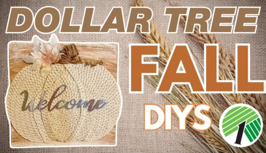 15 Best FALL Dollar Tree DIYS! Autumn Decor DIY