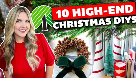 10 HIGH-END CHRISTMAS DOLLAR TREE DIY's🎄Quick & Easy!!!