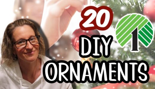 20 DIY Ornaments YOU will LOVE!