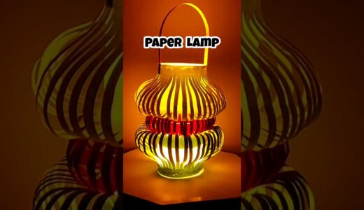 बचपन वाला लैम्प, एक नए अवतार में | #papercraft #diy #diwali #festival #craft