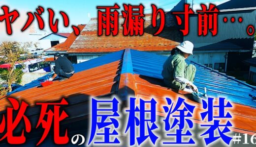 雨漏り寸前、錆びで限界の屋根をDIY塗装で復活させる！！【1万円ゴミ屋敷DIY】