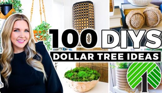 100 Dollar Tree DIY’s…Watch this to be a DIY Pro!