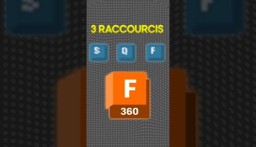 3 raccourcis fusion 360 #impression3d #3dprinting #diy
