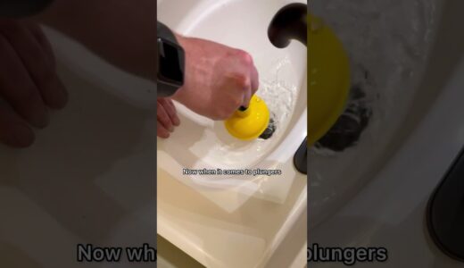 $3.88 Plungeroo Does The Trick On This Clogged Sonk! #diy #howto #tutorial #cloggedsink #plunger